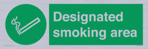 Designated smoking area